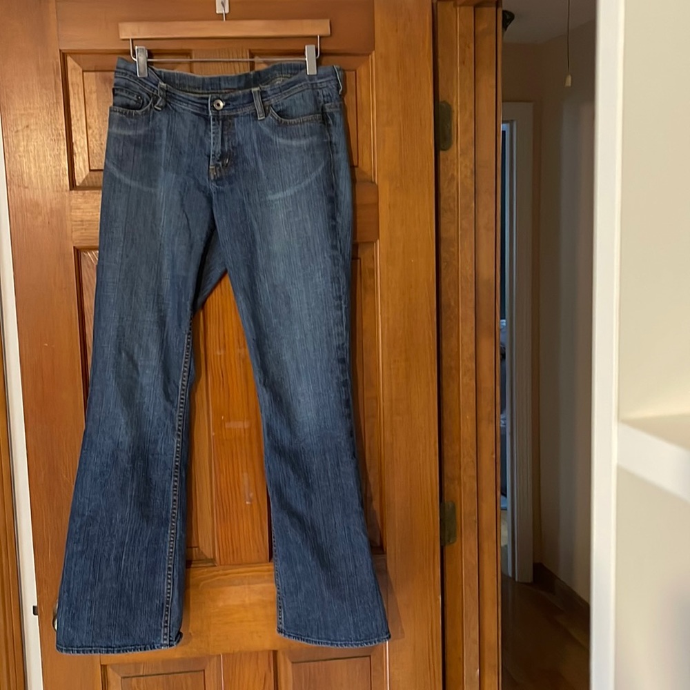 Vintage low rise flared jeans by X2 8 long
